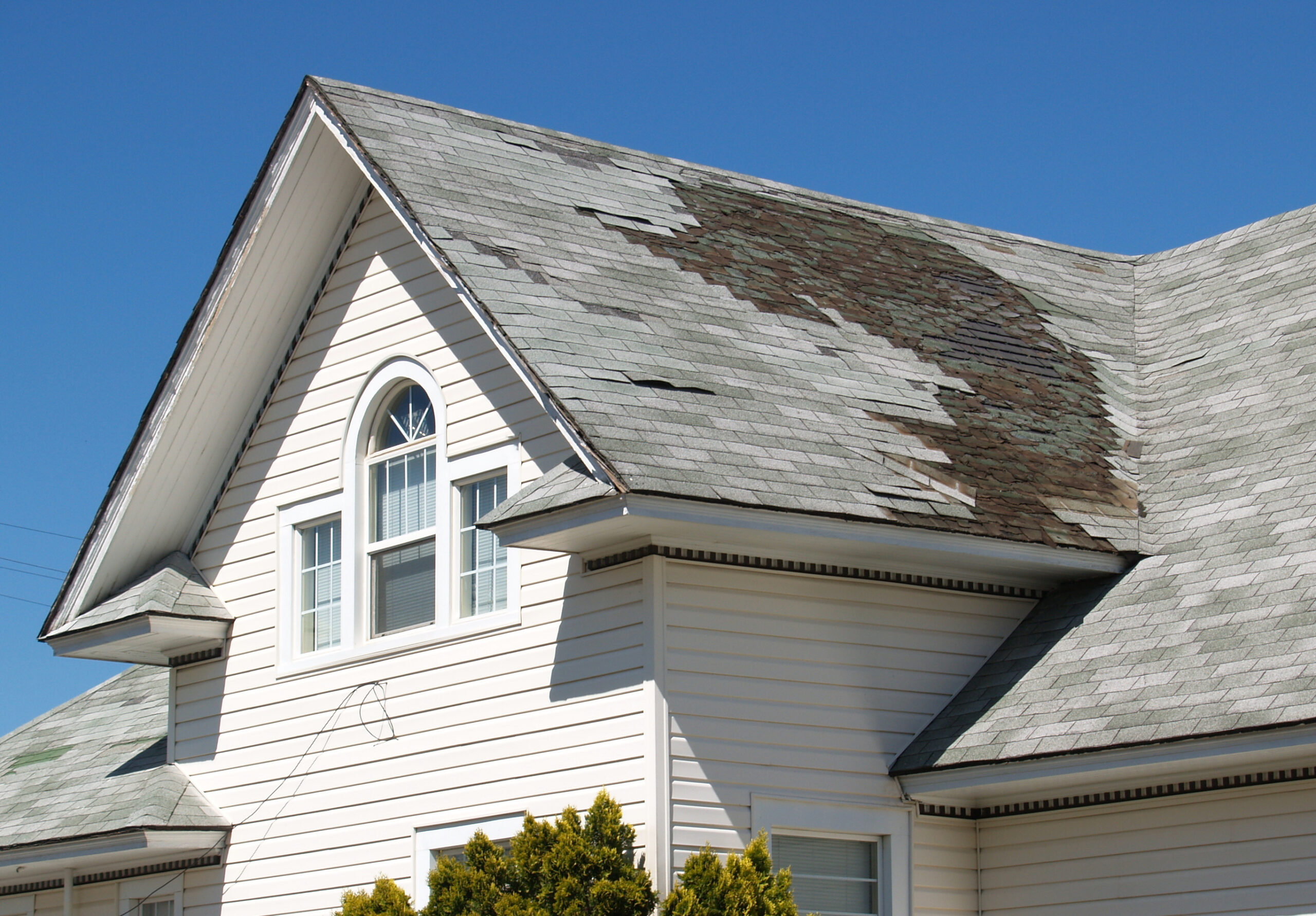 After roof damage like this, the last thing you want is your roof damage claim denied.