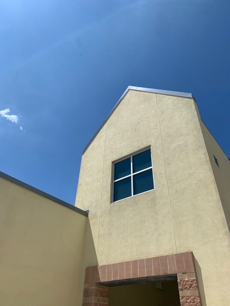 a building with a window